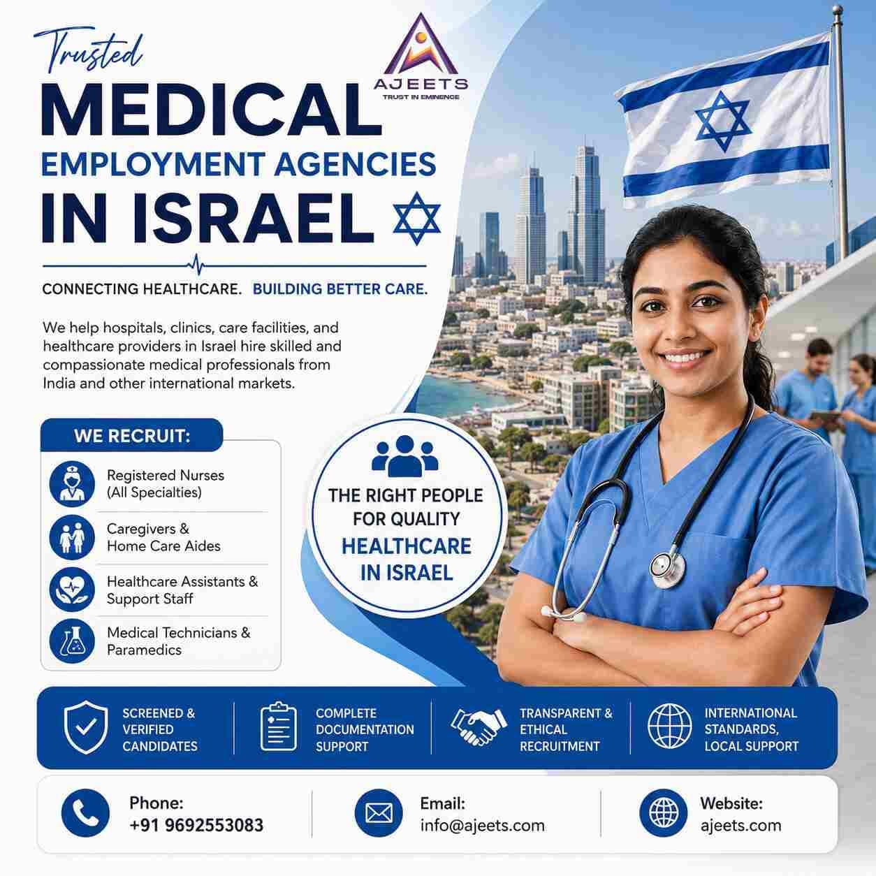 סוכנויות עסקיות מהימנות לתעסוקה רפואית בישראל