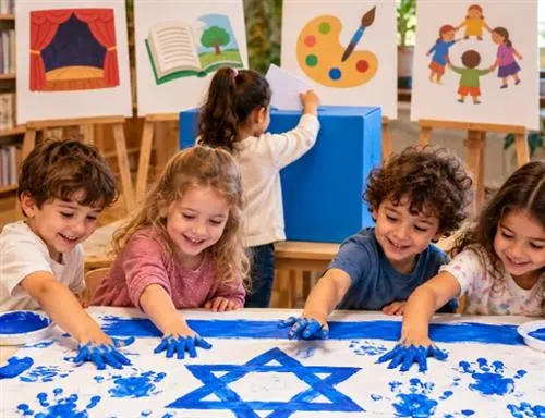 יום הבוחר - בבית לילדות, לילדים ולספרים